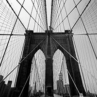 Wide lens view of a New Your City bridge | New You Plastic Surgery in New York